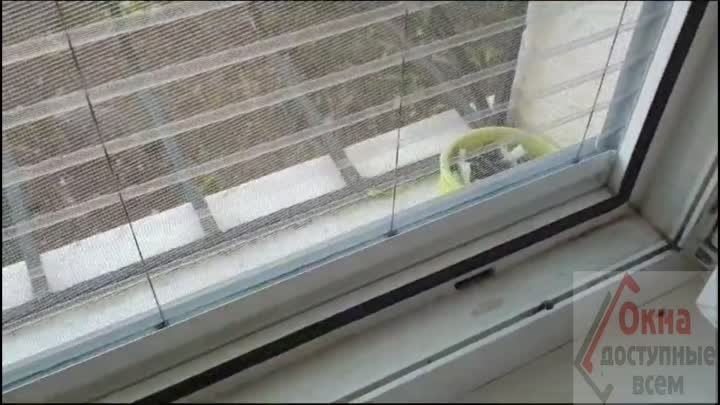 Сетка плиссе на окне