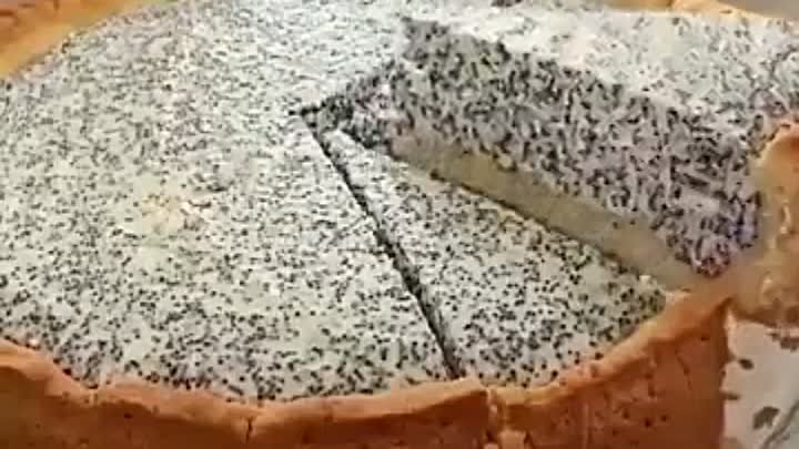 Песочный маковый пирог