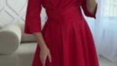 Очаровательное красное платье  Размер 36-46 MK4563-2