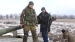 War in Donbass 2015  Donbass Militia Forces Pose on Abandone...