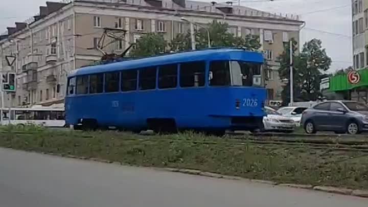 Московские трамваи в Черниковке