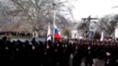 Парад в г Севастополь Песня о любимом городе 18 03 2015 г