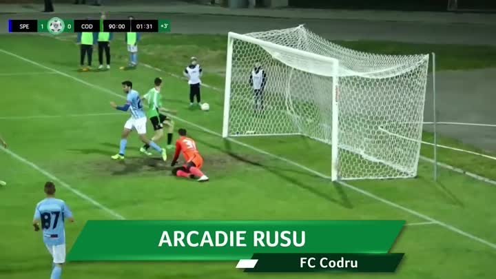 Arcadie Rusu înscrie un gol spectaculos
