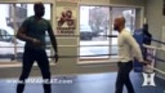UFC Champ Demetrious Johnson   Uriah Hall Get In The Ring To...