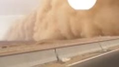 Песчаная буря в Израиле. 