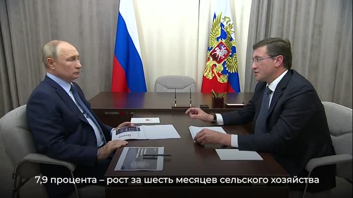Владимир Путин провёл встречу с Глебом Никитиным