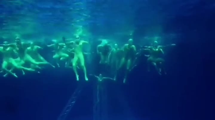 синхронистки, под водой