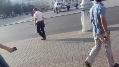 Владимир Путин в Воронеже ,посадка вертолета на Площадь Лени...
