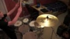 COMBICHRIST - All Pain Is Gone (drum cover) by 14 y o Evan P...