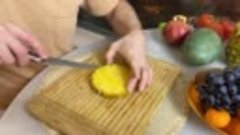 Как сделать елку из ананаса