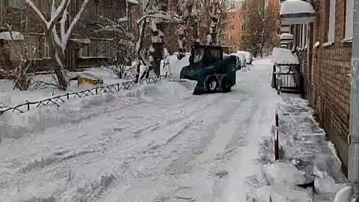 🚜 Уборка после снегопада ❄