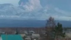 Извержение вулкана Ключевская сопка 01.11.23