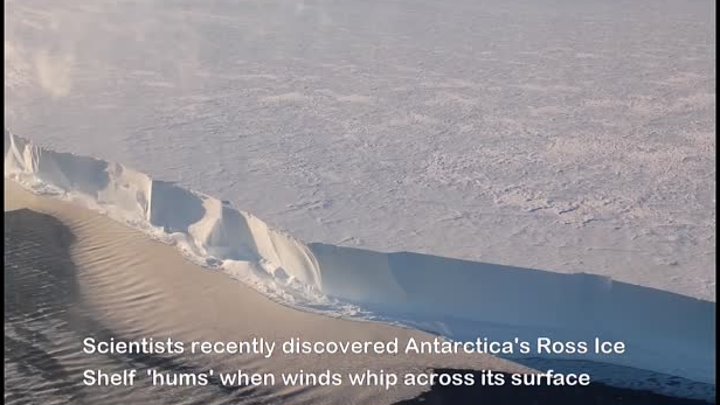 This is what an Antarctic Ice Shelf sounds like