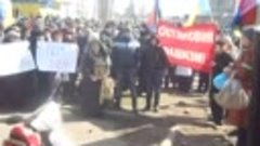 Митинг в г. Снежное 30.03.2014