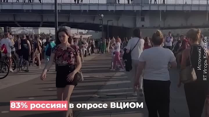 ВЦИОМ назвал долю счастливых россиян