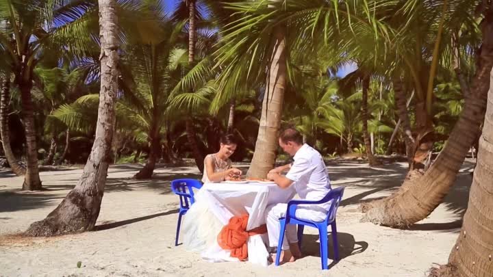 Свадьба на острове Саона, Доминикана, Дмитрий и Анна