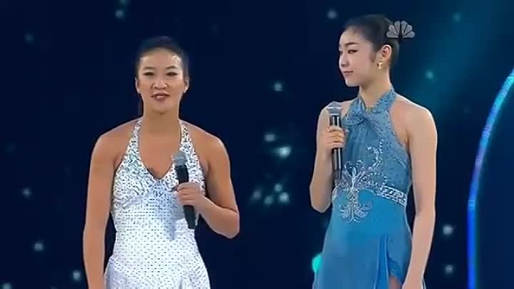 2010 ATS LA Yuna Kim & Michelle Kwan- Hero (nbc)