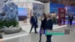Путин на Выставке Россия