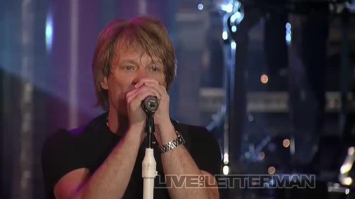 Bon Jovi - Livin’ On A Prayer (Live on Letterman)
