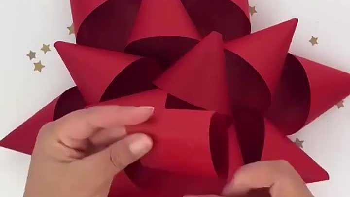 Шикарный бантик из бумаги
