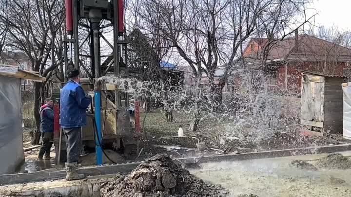 Бурение новой скважины Ростовское шоссе