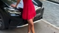 #reddress #heels #photo #bmw #x3 #shorts