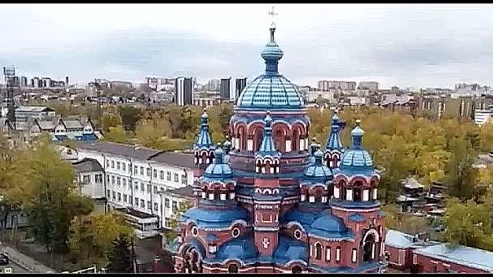 Наша школа и Казанский собор (Иркутск)