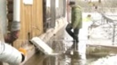 Ледовый паводок затопил деревню в Шахунском районе.mp4