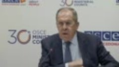 Лавров заявил, что Блинкен сбежал с заседания СМИД ОБСЕ