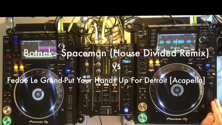 Spaceman vs Put your hands up Tech House Mashup