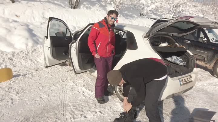 Uludağ'da Snowboard yaptık 2021sezonunu açtık  Uludağ Vlog