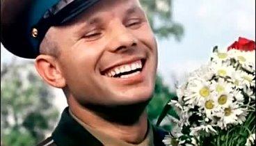 Юрий Гагарин поздравляет с Новым Годом (1963).mp4
