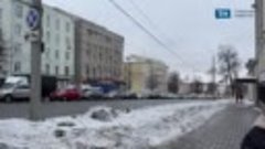 В Туле на проспекте Ленина собралась пробка