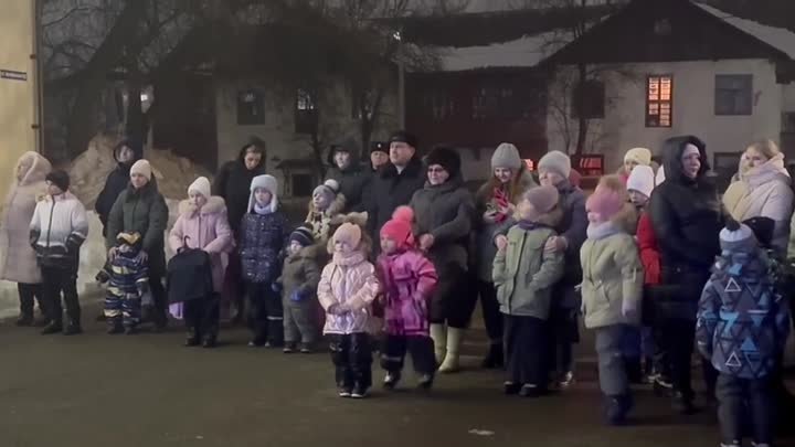 Открытие городской ёлки в Донском