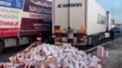 Французские фермеры заблокировали границу с Испанией