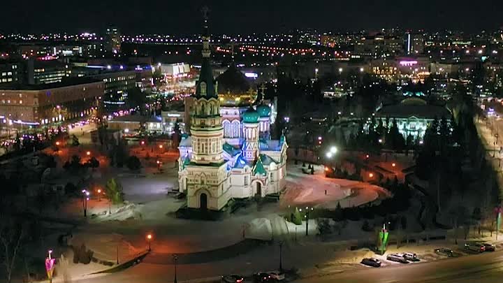 Новогоднее поздравление Губернатора Омскои области Виталия Хоценко