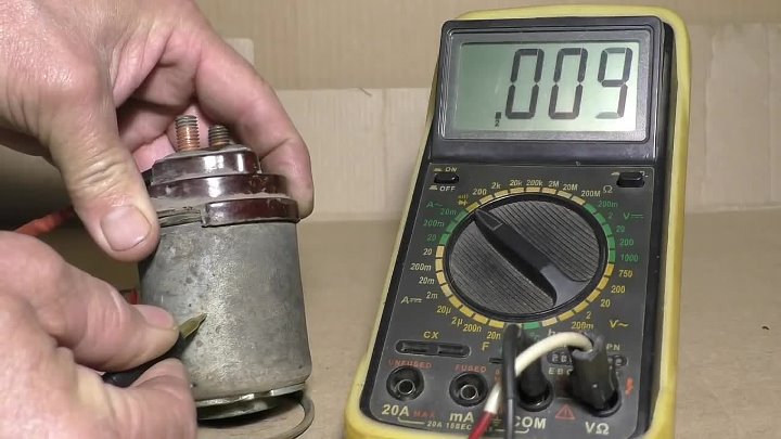 Проверка втягивающего реле стартера ваз 2108 мультиметром Проверка втягивающего реле стартера ваз 2108 мультиметром