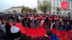 Видео грандиозного шествия в центре Твери: «Бессмертный полк...