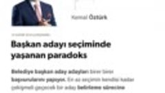Kemal Öztürk -Başkan adayı seçiminde yaşanan paradoks- 14.11...