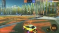 rocket league - Гол соперника ежом в полёте (тачдаун)