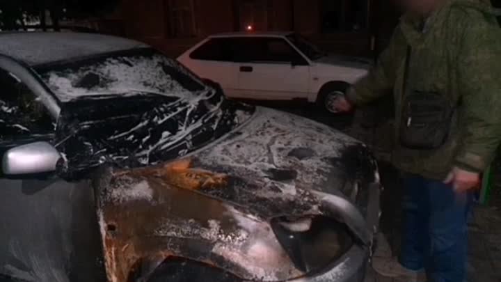 Поджог автомобиля в Бахчисарайском районе