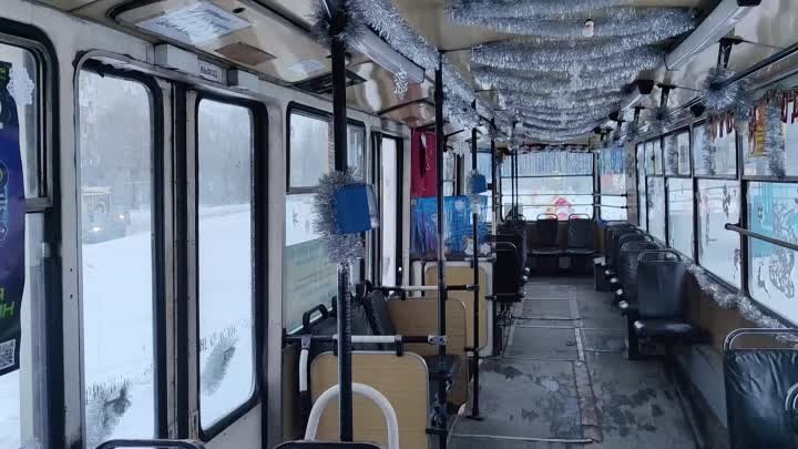 Движение Первых  Омская область - Поздравление водителя трамвая