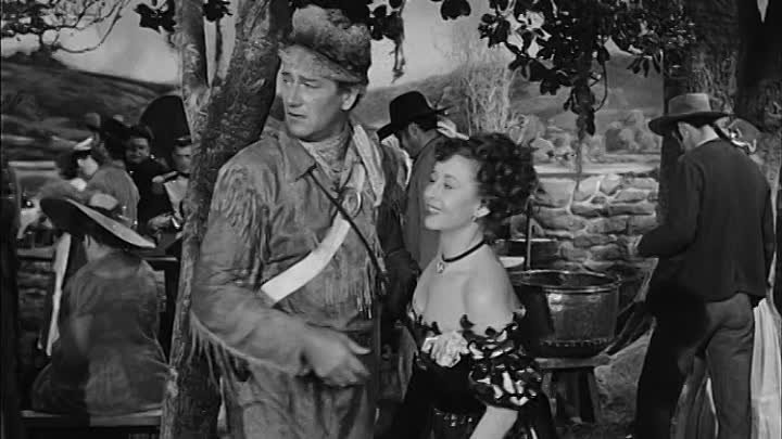 The Fighting Kentuckian (1949)  John Wayne , Oliver Hardy