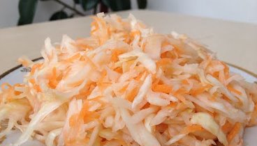 Квашеная капуста (хрустящая и сочная) Очень простой рецепт