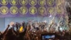 Ман Сити празднует чемпионство на Этихаде со своими фанатами