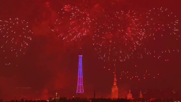 Салют 23 февраля, Санкт-Петербург