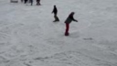 Костомаров на сноуборде