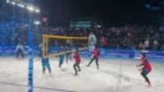 Два «Факела» сразились за Кубок России по волейболу на снегу