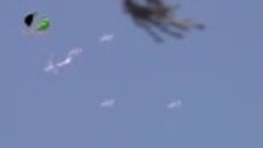 В небе над Хомсом Сирия  Ил–76 и бомберы Су–27.