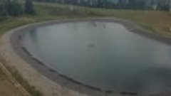 Искусственное озеро в Архызе. 